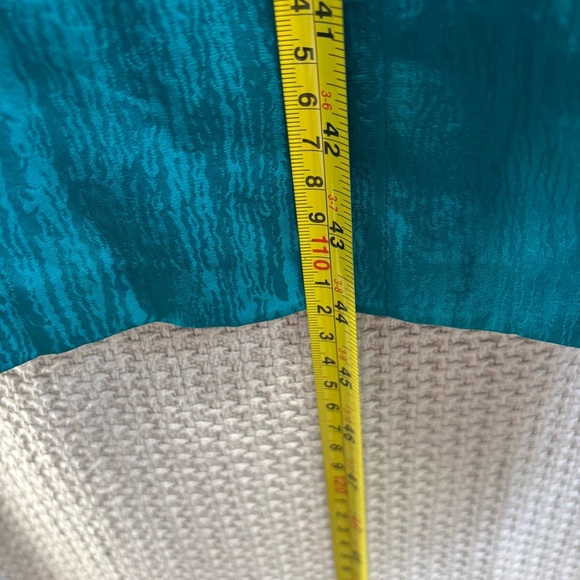 Vtg Francesca Of Damon 100% Silk Blue Intricate Beaded Long Dress Sz 10 Elegant - Picture 13 of 13